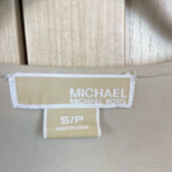 MICHAEL Michael Kors Beaded Tunic in Beige, size S - VGUC - Picture 4 of 12